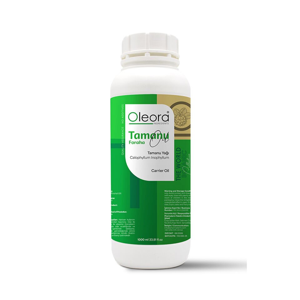 Tamanu Yağı (Tamanu Oil) 1000 ml Sabit Yağ