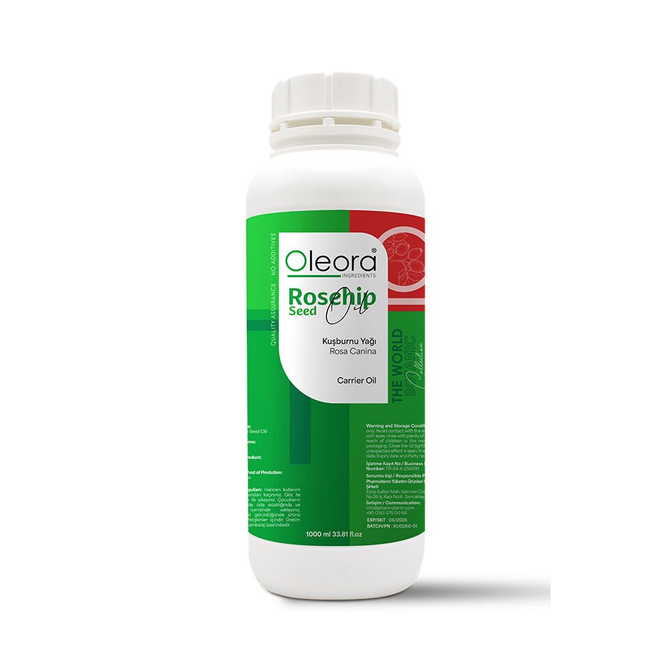 Kuşburnu Çekirdeği Yağı (Rosehip Seeds Oil) 1000 ml Sabit Yağ