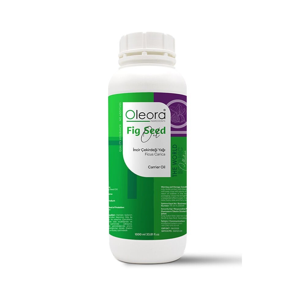 İncir Çekirdeği Yağı (Fig Seeds Oil) 1000 ml Sabit Yağ